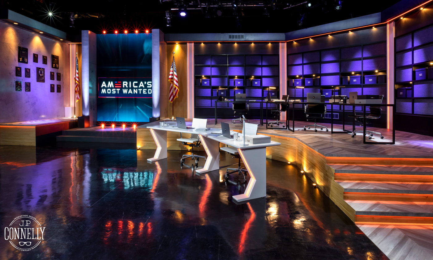 The set of "America's Most Wanted" on Fox.