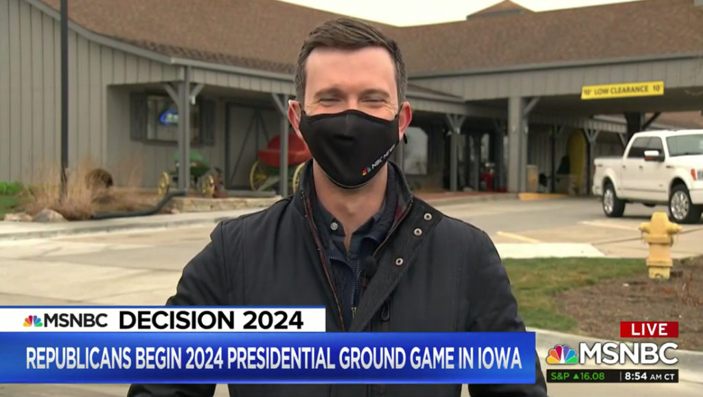 MSNBC goes there Runs 'Decision 2024' banner over 1,000 days before