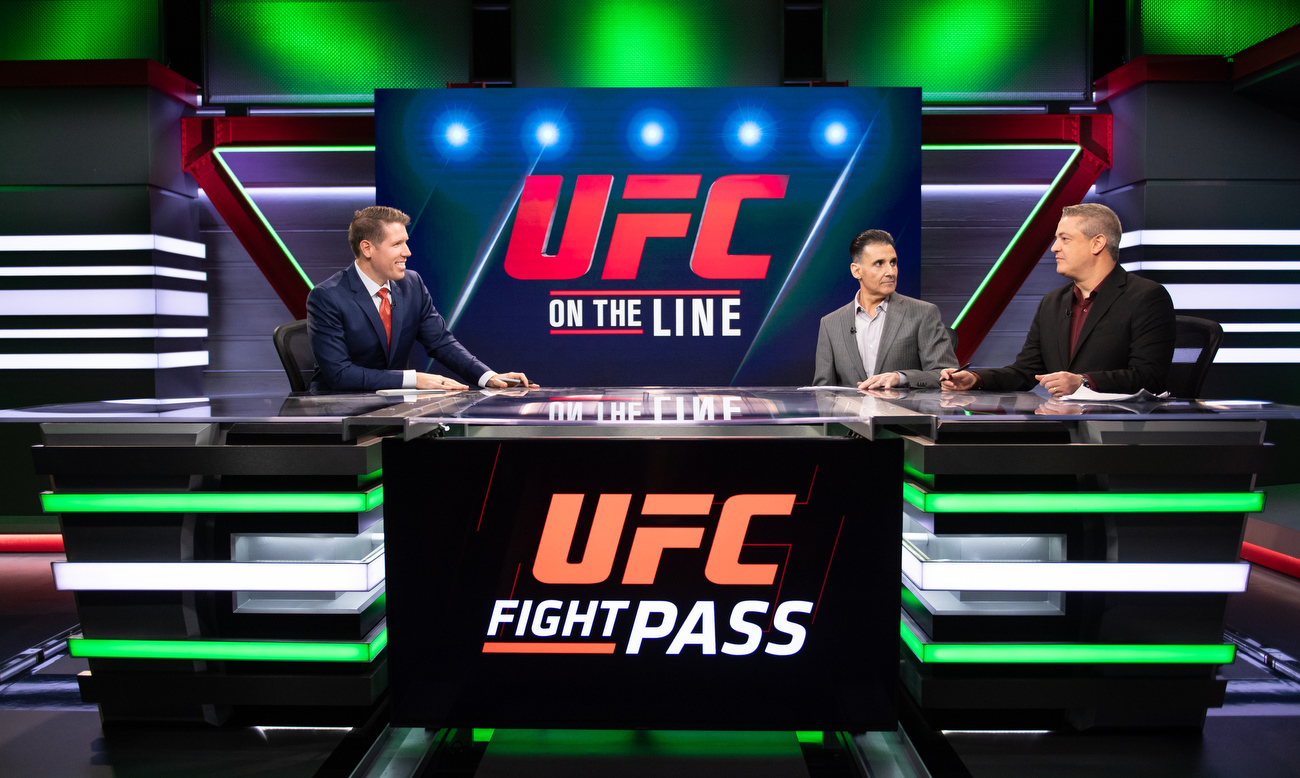 UFC Apex Studio Broadcast Set Design Gallery