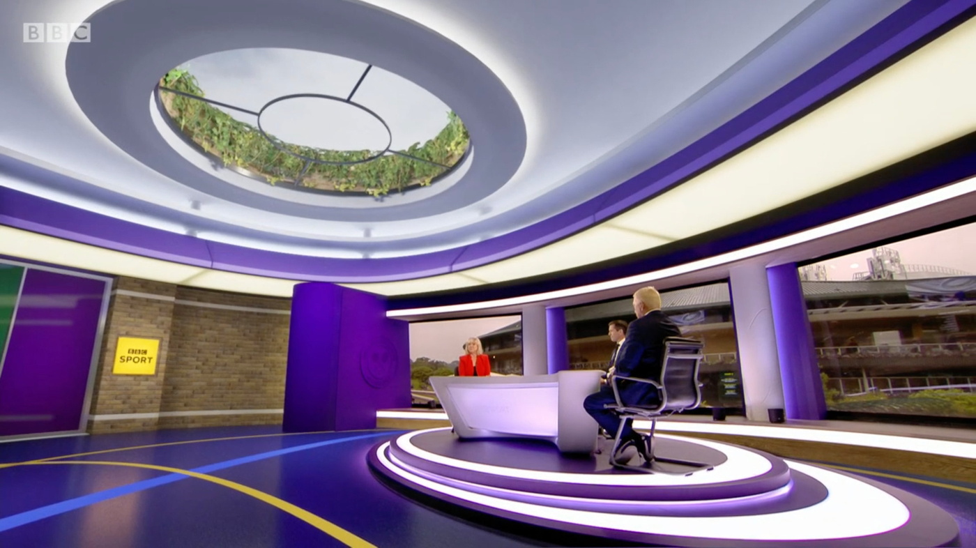 BBC Sport Wimbledon Broadcast Set Design Gallery