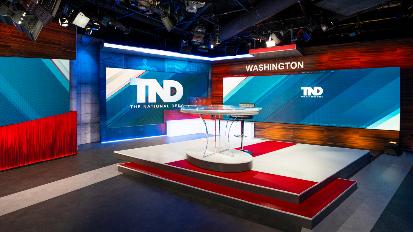 The National Desk Broadcast Set Design Gallery