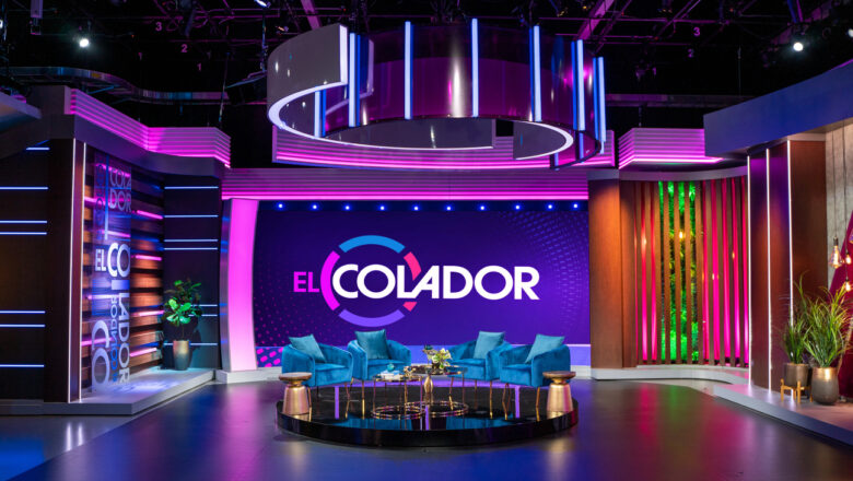 El Colador on Telemundo estudio