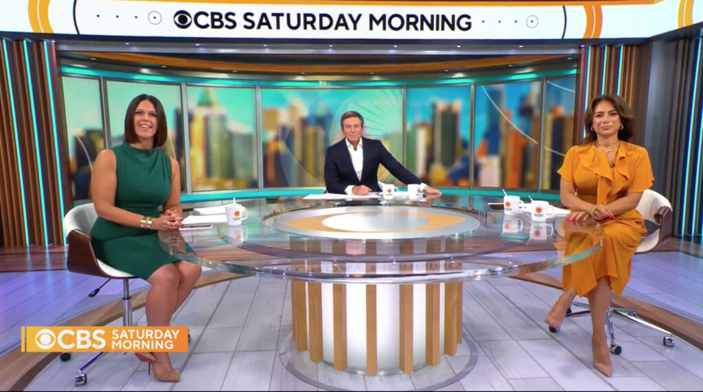 'CBS Saturday Morning' debuts, taking its own spin on weekday edition's