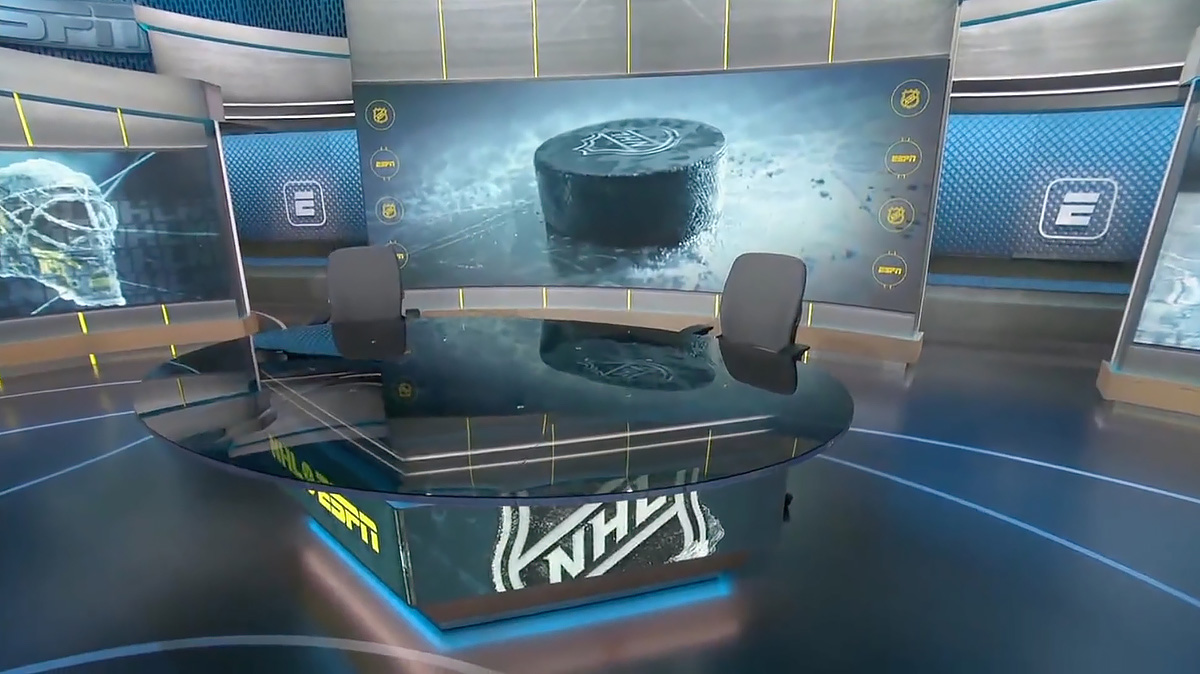 ESPN gets into the rink with fearless intensity for NHL coverage and broadcast design