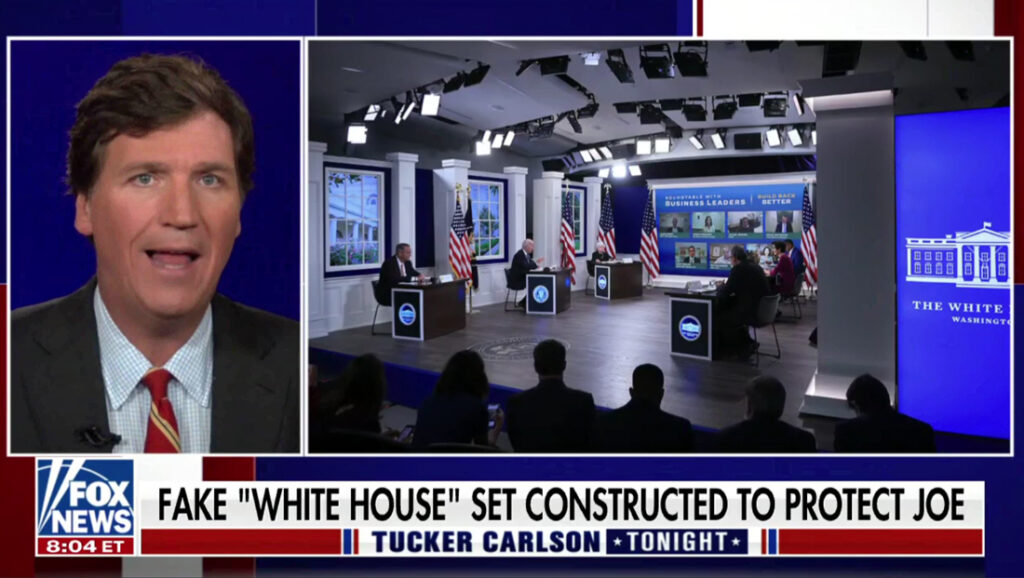 Fox continues to spread 'fake White House set' claims NewscastStudio