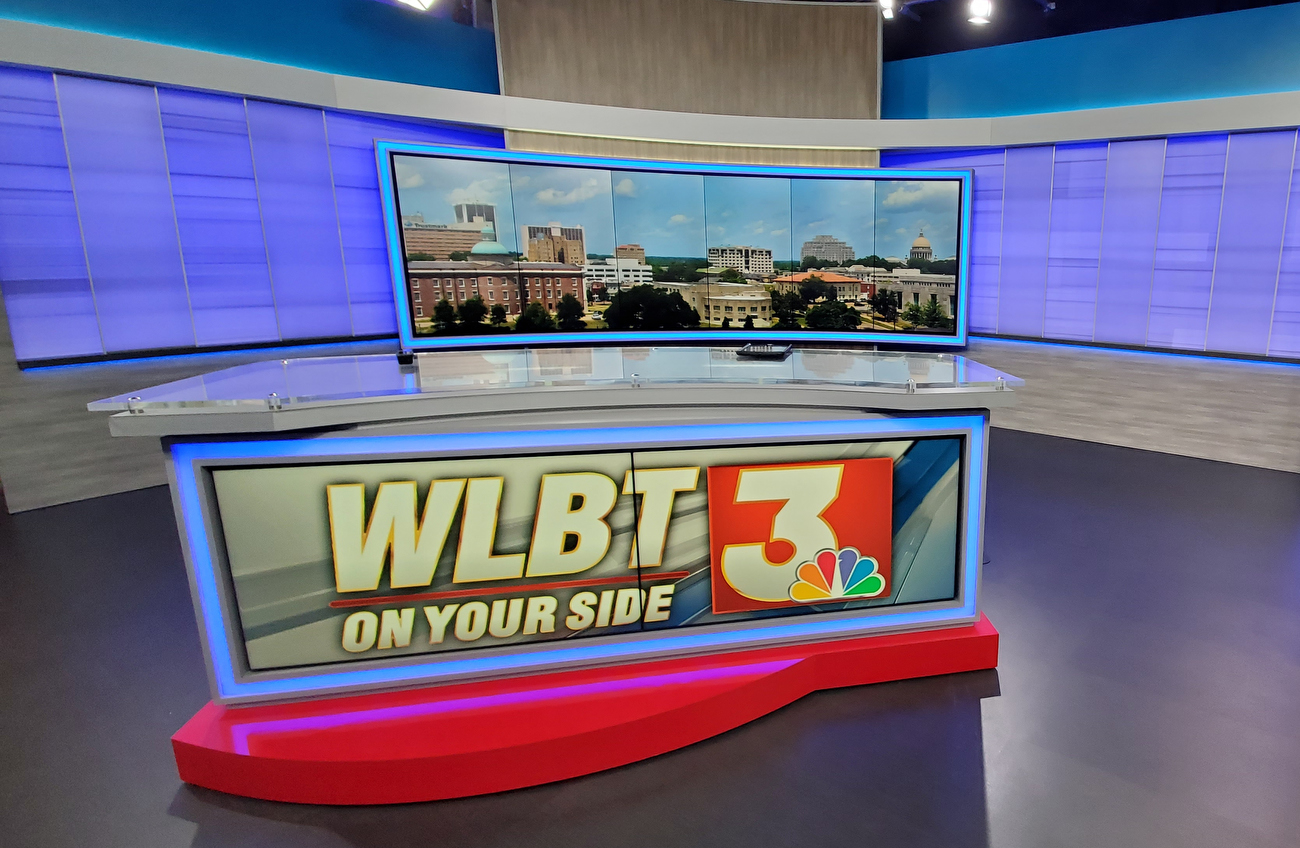 WLBT Broadcast Set Design Gallery