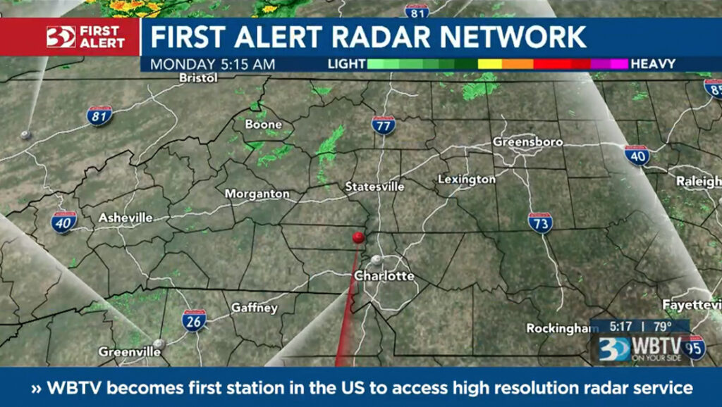 Charlotte station adds high resolution radar system to fill in 'gaps
