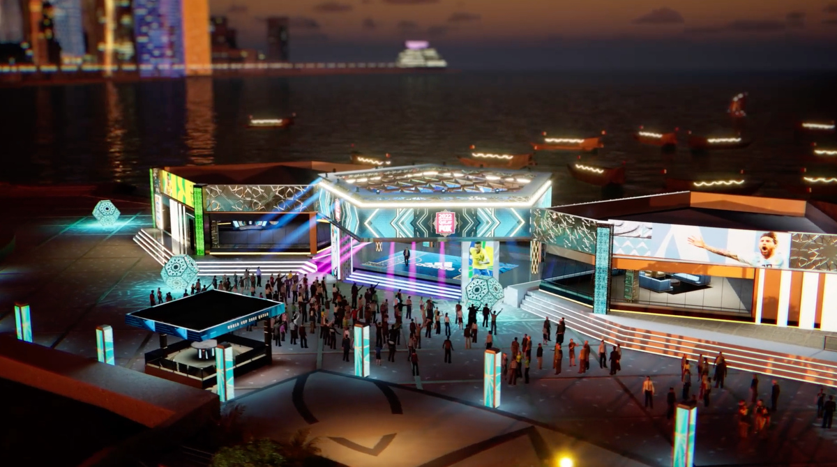 Fox Sports prepares waterfront set for 2022 FIFA World Cup in Qatar