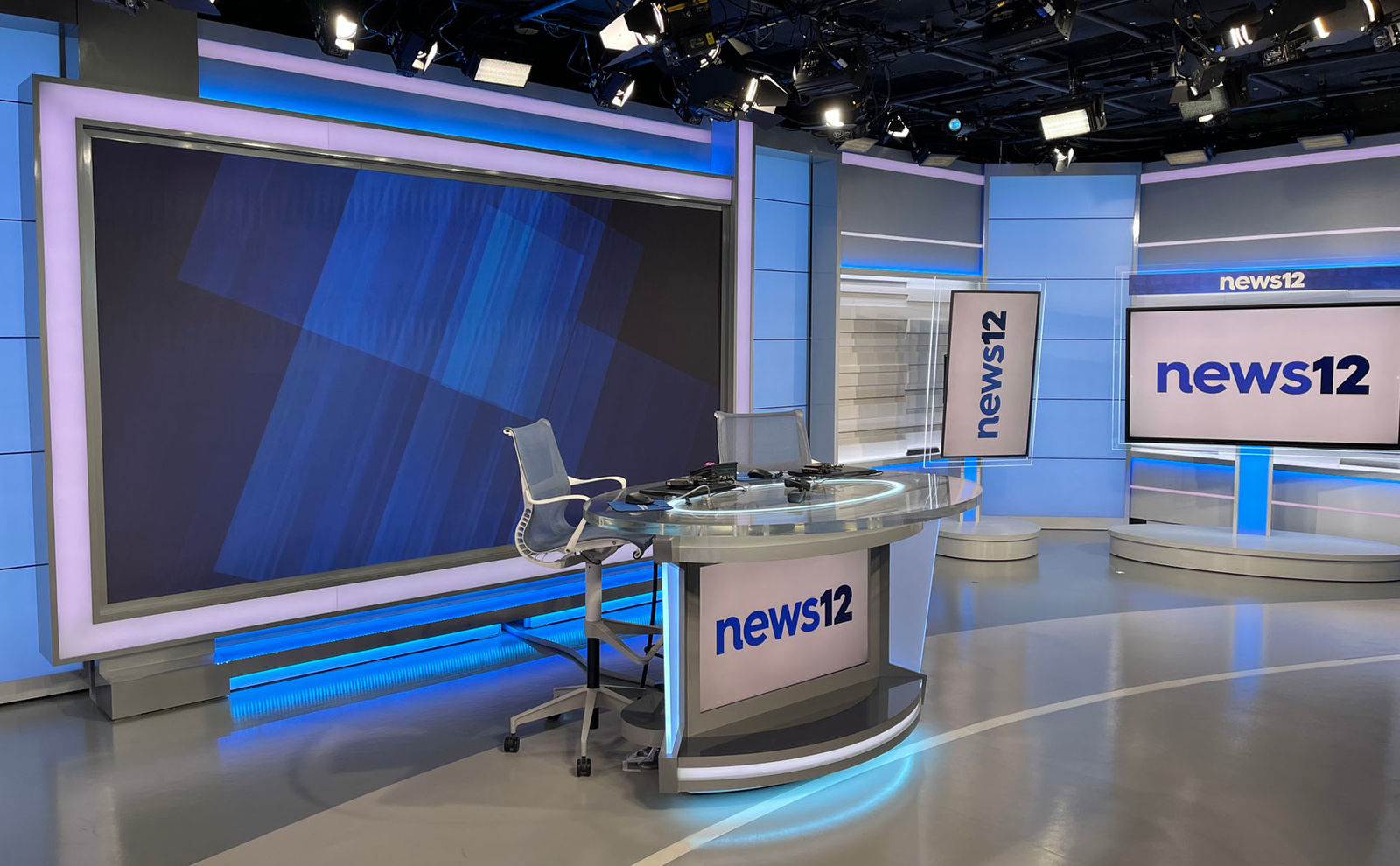 News 12 westchester broadcast set design gallery