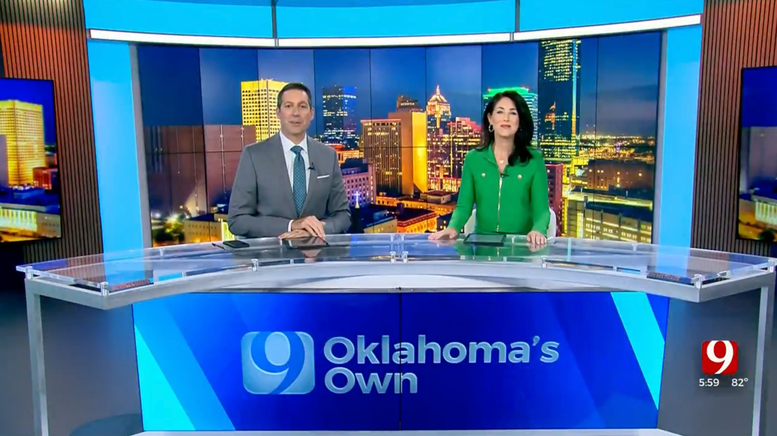 News 9 KWTV Broadcast Set Design Gallery