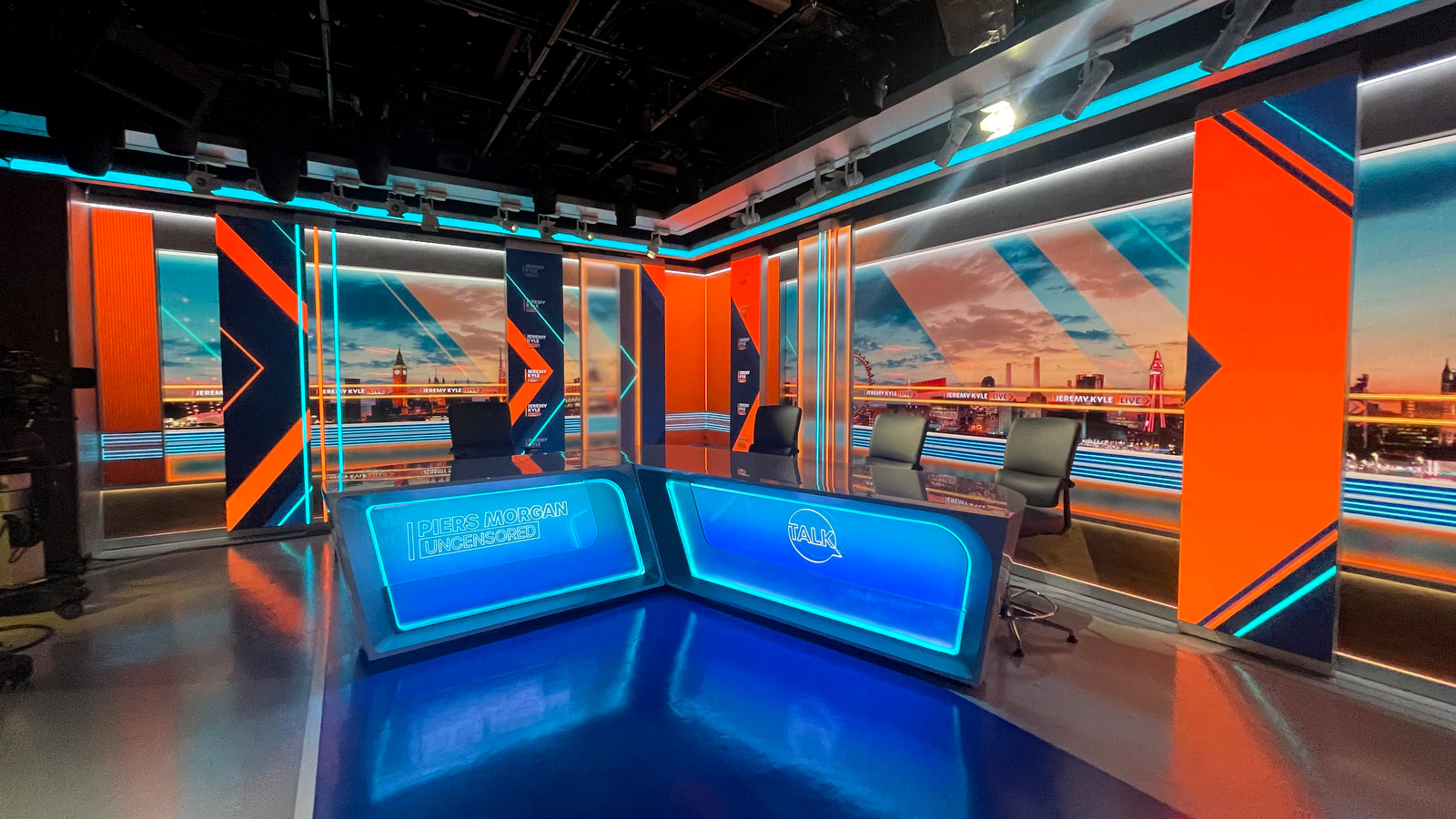 TalkTV Broadcast Set Design Gallery