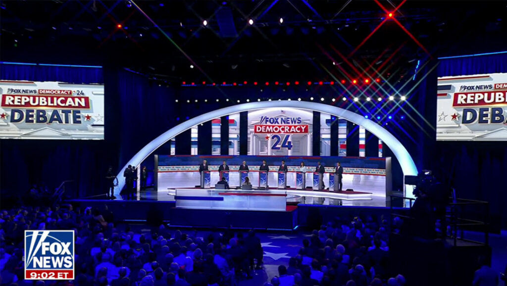 Fox pits candidates in a 'ring' in new debate set NewscastStudio
