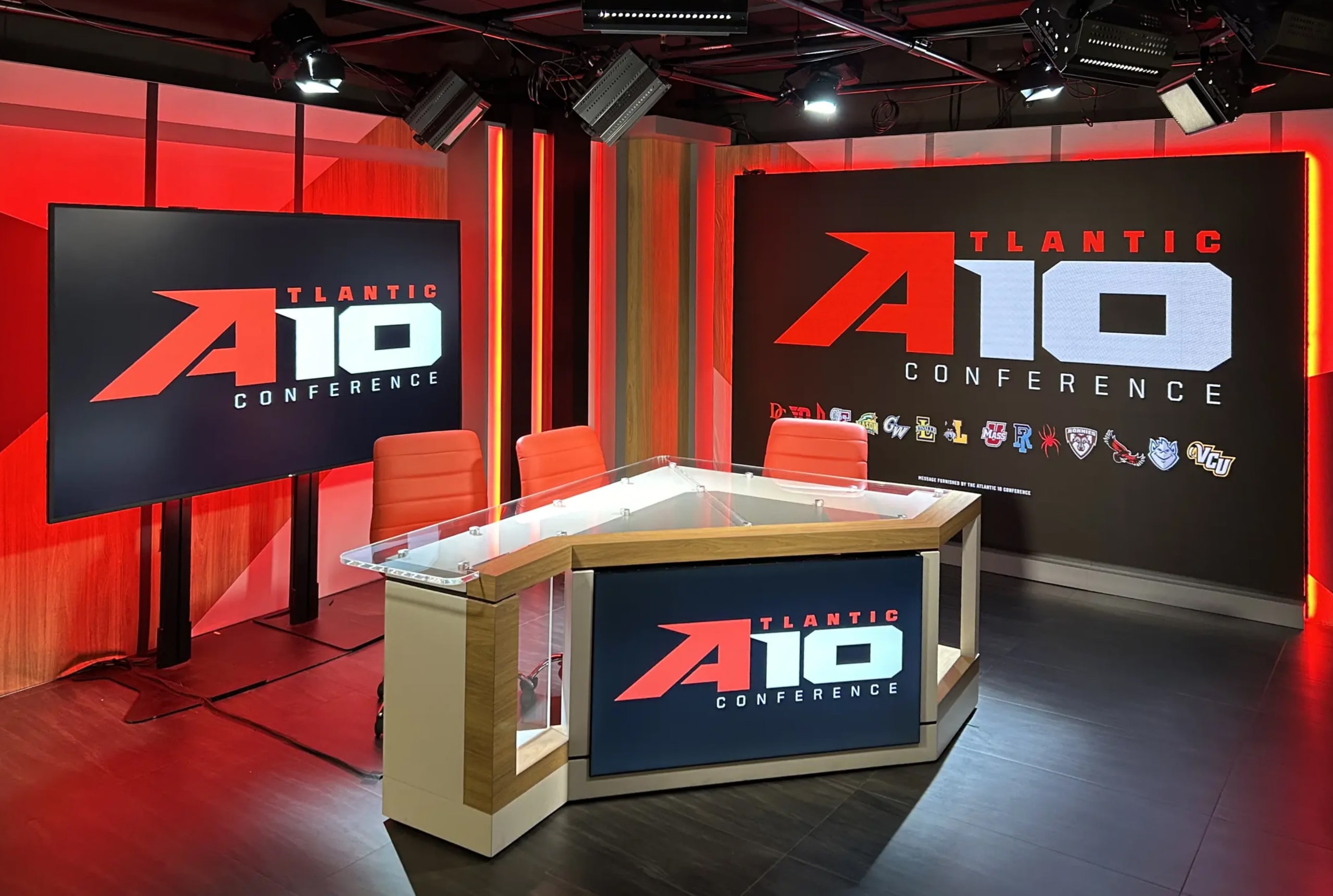 Atlantic 10 Conference Broadcast Set Design Gallery