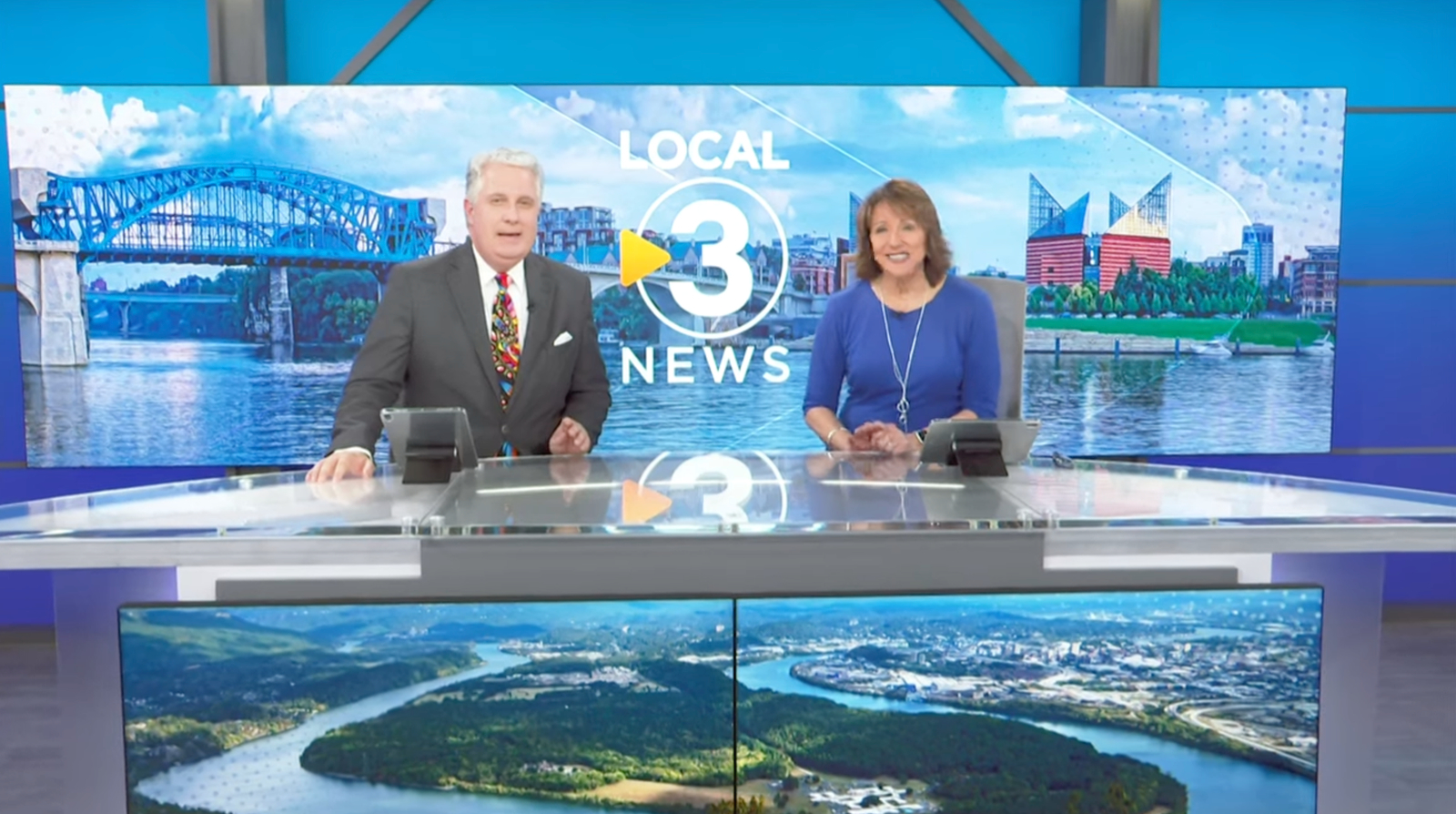 Local 3 News WRCB Broadcast Set Design Gallery