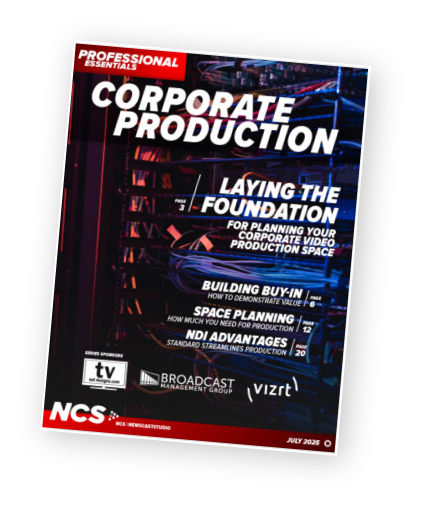 Laying the foundation for your corporate broadcast studio cover