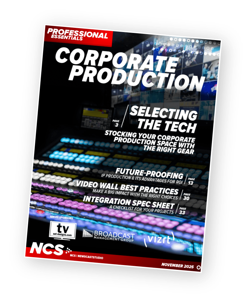 Selecting the technology for your corporate video studio cover