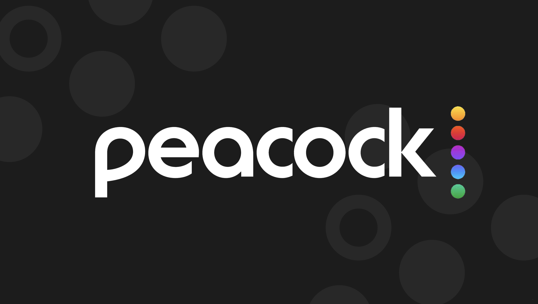 Peacock shifting to updated logo with refined type, one less dot